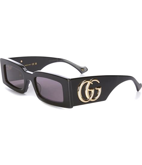 53mm gucci sunglasses|gucci generation 53mm rectangular sunglasses.